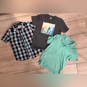 Lot bundle of 3- Urban Pipeline, Quicksilver, cat & jack XL Boyd Shirts